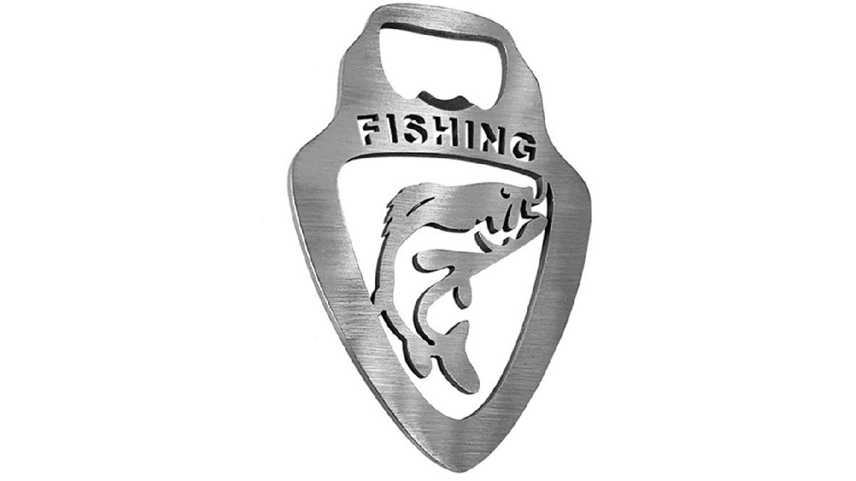 Ouvre-bouteille+en+acier+inoxydable+-+%27Fishing%27+%28Argent%29
